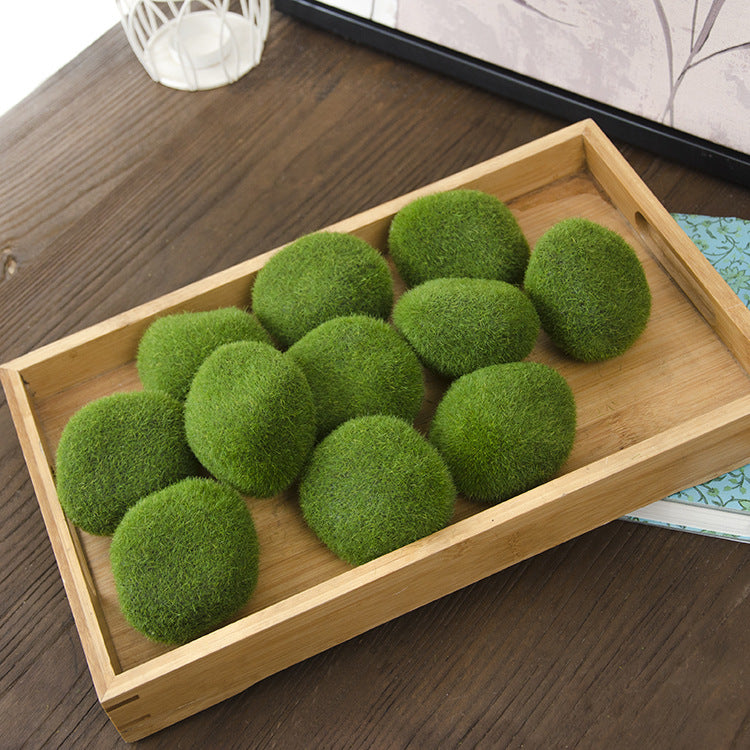 Artificial Moss Rocks Bulk, Greenery Moss Plants for DIY Fairy Garden Aquarium, Natural Look