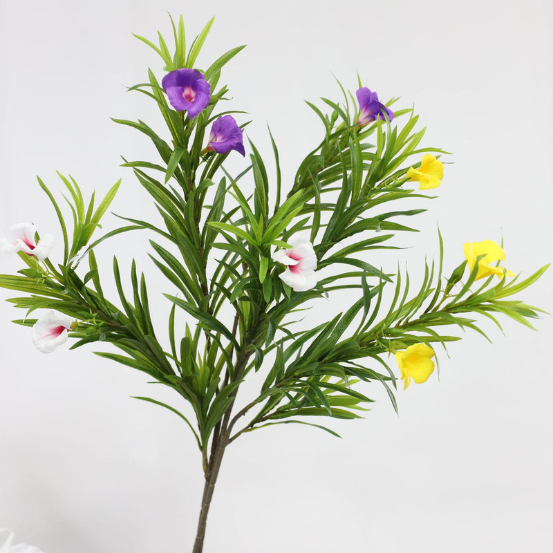 37.4 Inch Artificial Oleander Branches, 1 Pc, Silk Flowers for Spring Home Decor, Wedding Centerpieces, Indoor Outdoor Use