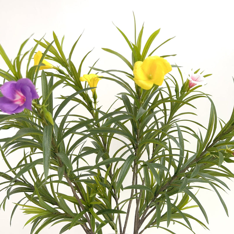 37.4 Inch Artificial Oleander Branches, 1 Pc, Silk Flowers for Spring Home Decor, Wedding Centerpieces, Indoor Outdoor Use