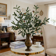 40 Inch Artificial Olive Branches 10 Pcs Faux Greenery for Wedding Decor Home Centerpieces Party Table Arrangements
