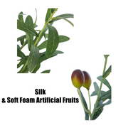 40 Inch Artificial Olive Branches 10 Pcs Faux Greenery for Wedding Decor Home Centerpieces Party Table Arrangements