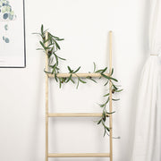76 Inch Artificial Olive Leaf Garland with Fruits, Faux Olive Vine, Bulk Wholesale Quantity