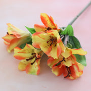 Artificial Alstroemeria Peruvian Lily Silk Flower Stems Bulk Quantity for Arrangements