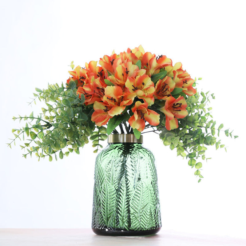 Artificial Alstroemeria Peruvian Lily Silk Flower Stems Bulk Quantity for Arrangements