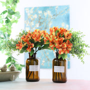 Artificial Alstroemeria Peruvian Lily Silk Flower Stems Bulk Quantity for Arrangements