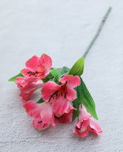 Artificial Alstroemeria Peruvian Lily Silk Flower Stems Bulk Quantity for Arrangements