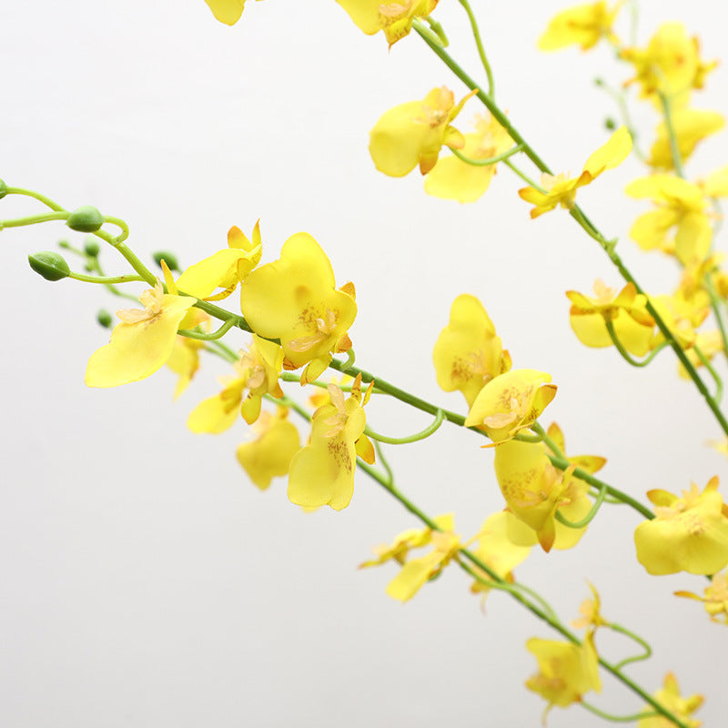 31 Inch Dancing Lady Orchid Artificial Flowers Long Stem Bulk 10 Pcs