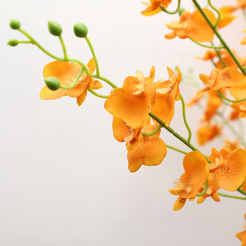 31 Inch Dancing Lady Orchid Artificial Flowers Long Stem Bulk 10 Pcs