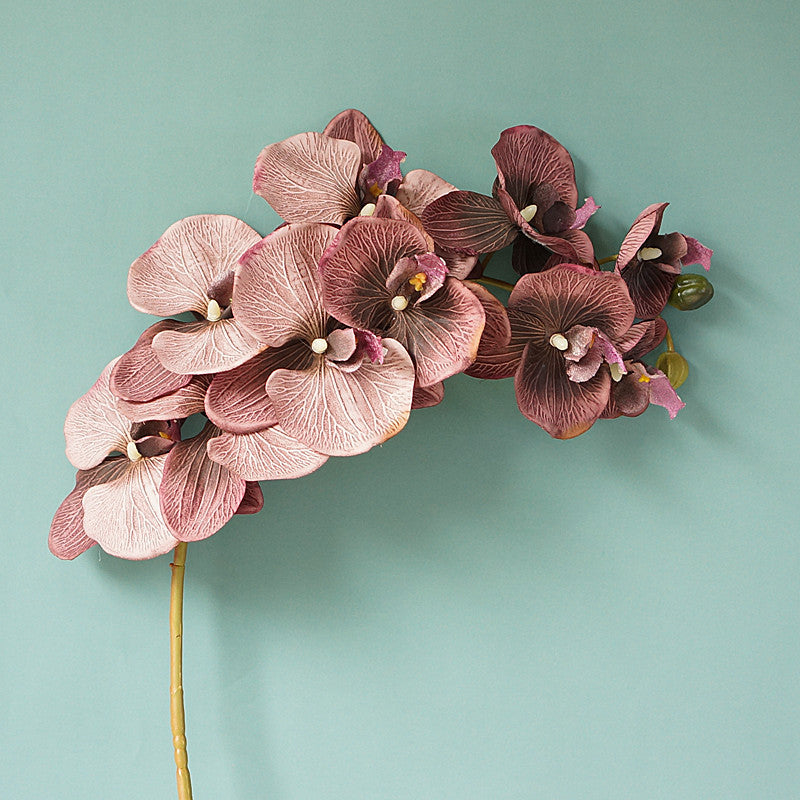 37 Inch Phalaenopsis Orchid Artificial Flowers Bulk Long Stem Vintage Fall Wedding Centerpiece Crafts