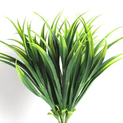 8 Pcs Artificial Tall Grass Plants UV Resistant Outdoor Bushes Tropical Flowers for Patio Porch Planters