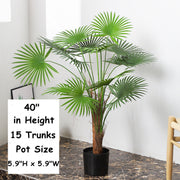 Artificial Palm Tree 6 Ft Bulk Indoor Outdoor Home Decor UV Resistant