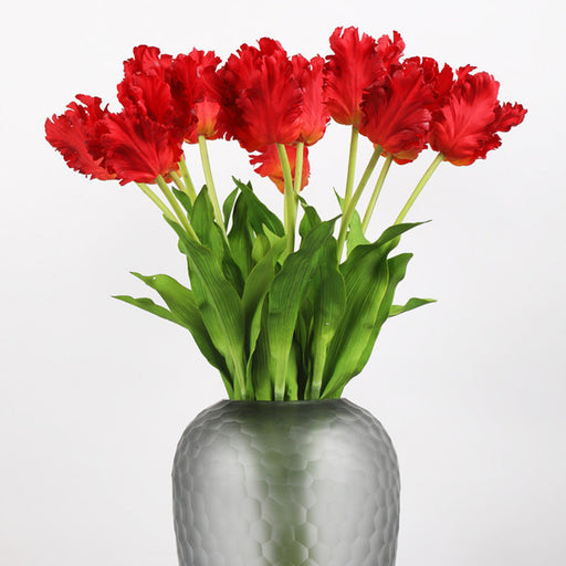 27 Inch Parrot Tulip Stems 10 Pcs Real Touch Artificial Flowers Bulk Wholesale
