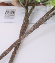 25 Inch Artificial Pear Blossom Meadowsweet Elderflower Spray – Bulk 1 Pc Silk Flower Stem