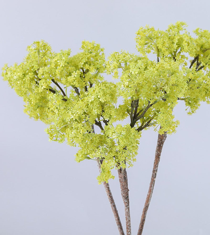 25 Inch Artificial Pear Blossom Meadowsweet Elderflower Spray – Bulk 1 Pc Silk Flower Stem