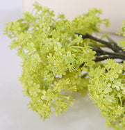 25 Inch Artificial Pear Blossom Meadowsweet Elderflower Spray – Bulk 1 Pc Silk Flower Stem