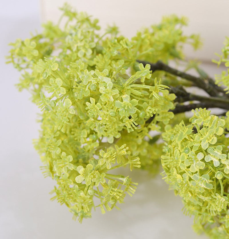 25 Inch Artificial Pear Blossom Meadowsweet Elderflower Spray – Bulk 1 Pc Silk Flower Stem