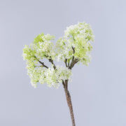 25 Inch Artificial Pear Blossom Meadowsweet Elderflower Spray – Bulk 1 Pc Silk Flower Stem