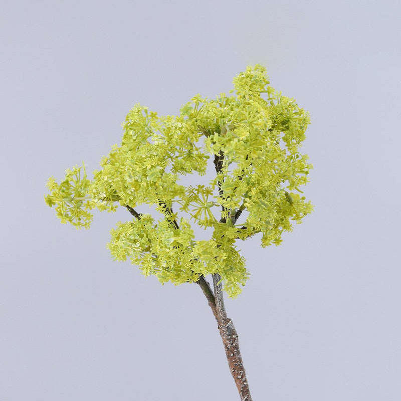25 Inch Artificial Pear Blossom Meadowsweet Elderflower Spray – Bulk 1 Pc Silk Flower Stem