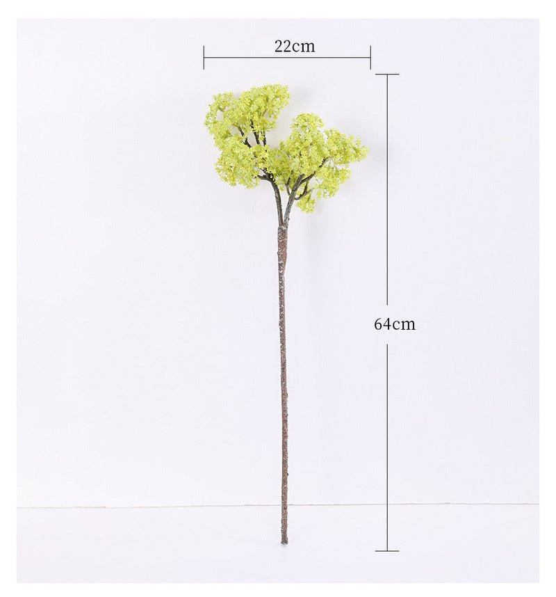 25 Inch Artificial Pear Blossom Meadowsweet Elderflower Spray – Bulk 1 Pc Silk Flower Stem