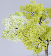 25 Inch Artificial Pear Blossom Meadowsweet Elderflower Spray – Bulk 1 Pc Silk Flower Stem