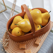 Artificial Weighted Pear Fruit Simulation Bulk Set Realistic Decorative Artificial Fruits