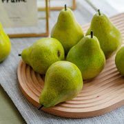 Artificial Weighted Pear Fruit Simulation Bulk Set Realistic Decorative Artificial Fruits