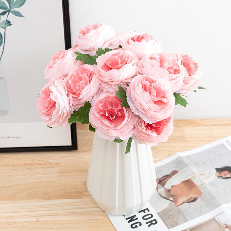 1 Branch Artificial Flowers Silk Peony - Artificialmerch