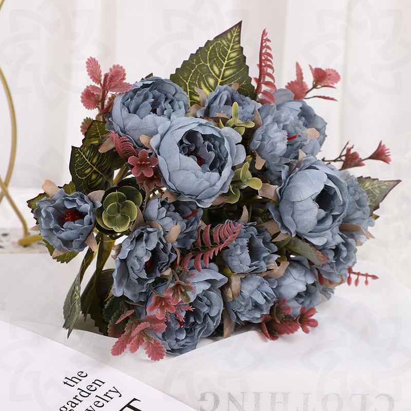 11 Inch Small Artificial Silk Peony Bush, Bulk Floral Arrangements, Wholesale Quantity