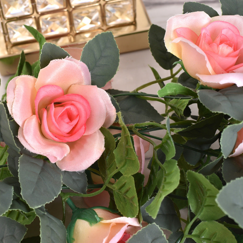 3 Pcs Artificial Peony Garland Greenery Floral Decoration Silk Flowers