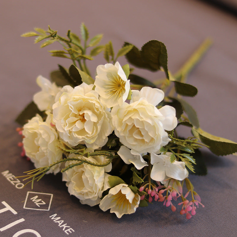 12 Inch Peony Silk Flowers Bush Artificial Silk Flower Stems Bulk Wholesale
