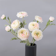 25 Inch Persian Ranunculus Artificial Flowers 10 Stems Fall Decor Silk Bulk