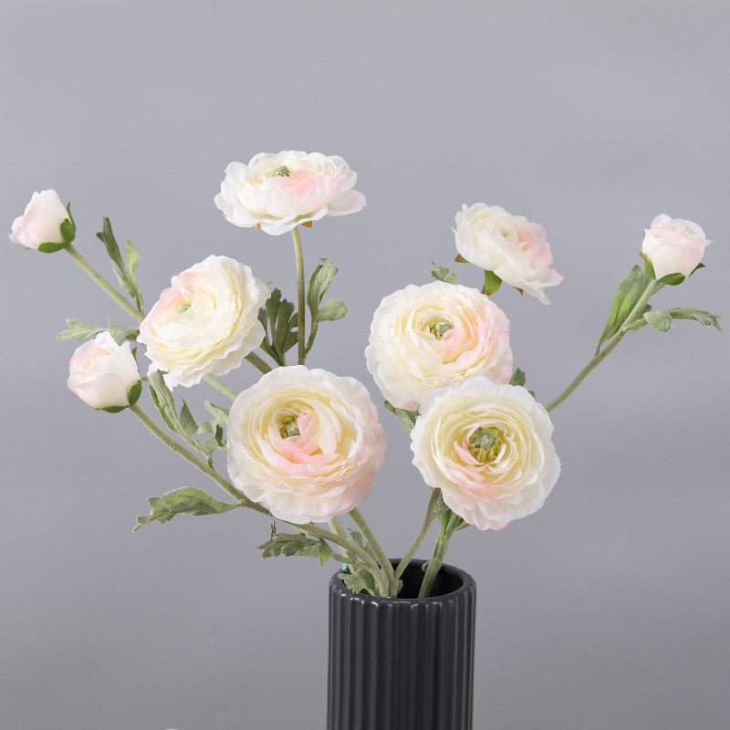 25 Inch Persian Ranunculus Artificial Flowers 10 Stems Fall Decor Silk Bulk