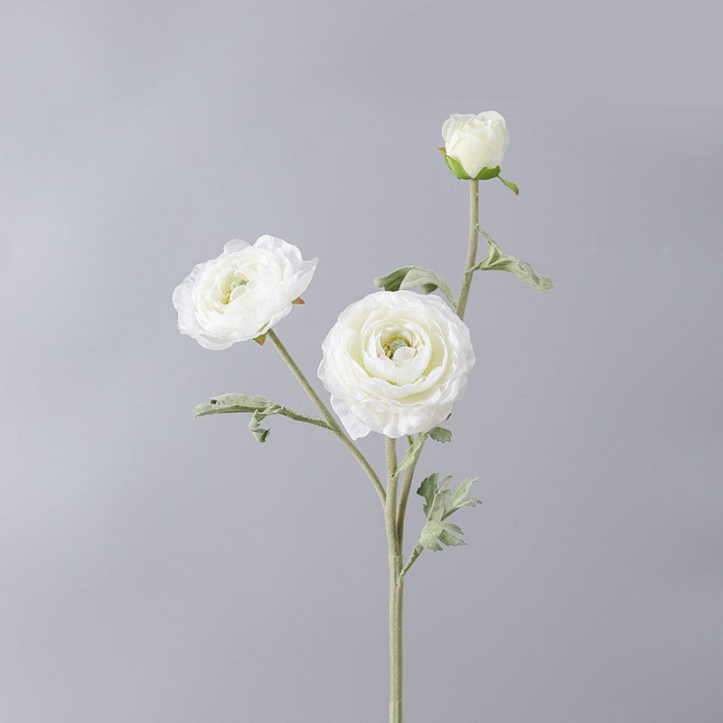 25 Inch Persian Ranunculus Artificial Flowers 10 Stems Fall Decor Silk Bulk