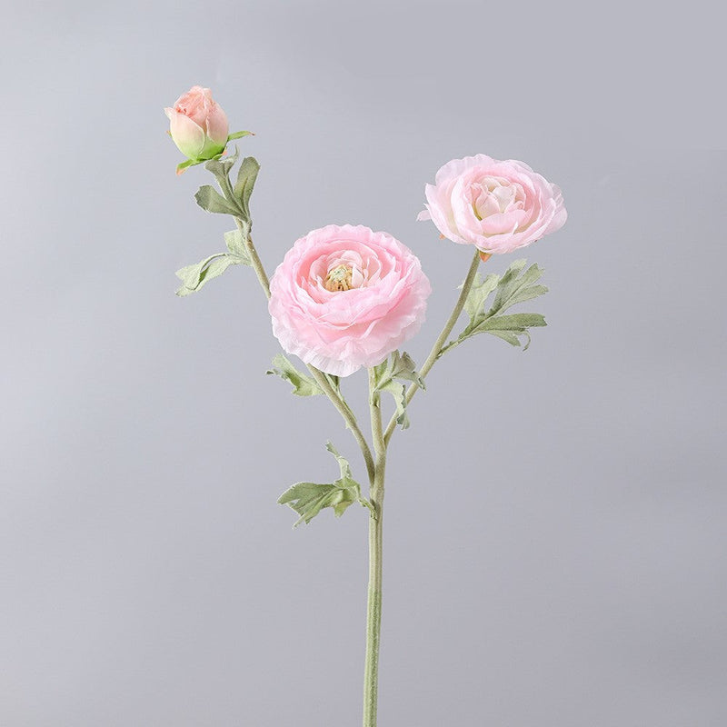 25 Inch Persian Ranunculus Artificial Flowers 10 Stems Fall Decor Silk Bulk