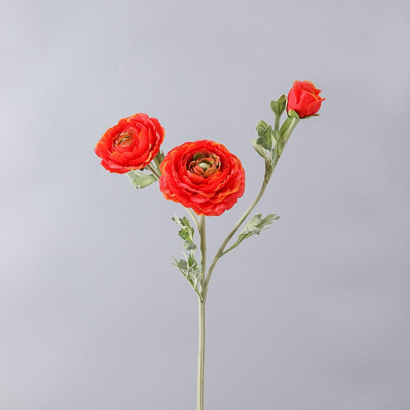 25 Inch Persian Ranunculus Artificial Flowers 10 Stems Fall Decor Silk Bulk