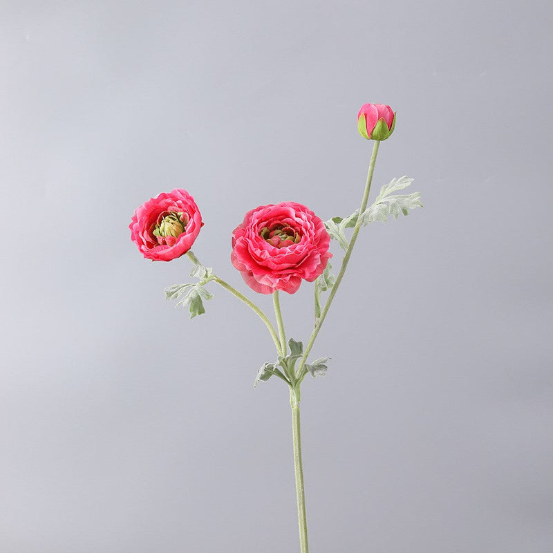 25 Inch Persian Ranunculus Artificial Flowers 10 Stems Fall Decor Silk Bulk