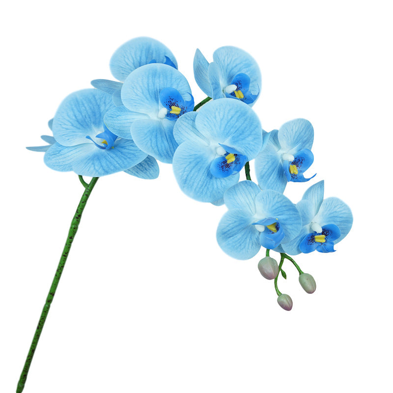 38 Inch Artificial Phalaenopsis Orchid Stems 10 Pcs Real Touch Silk Flowers for Table Centerpieces