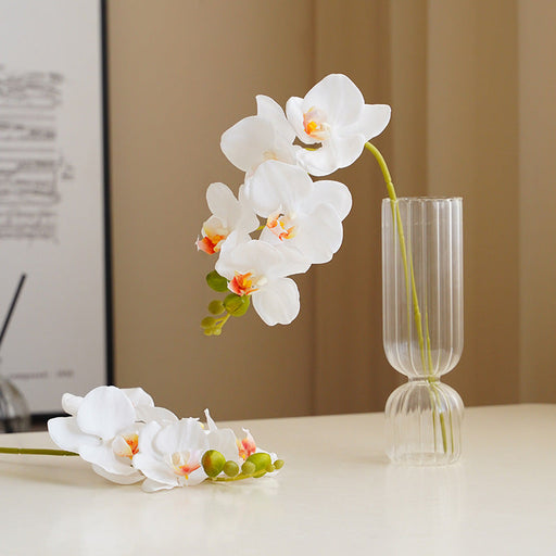 17 Inch Phalaenopsis Artificial Flower Stem Real Touch Bulk Wholesale