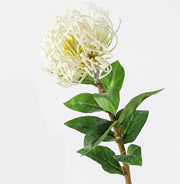 30 Inch Leucospermum Cordifolium Pincushion Protea Stems, 10 Pcs Artificial Flowers