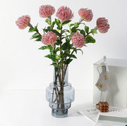 30 Inch Leucospermum Cordifolium Pincushion Protea Stems, 10 Pcs Artificial Flowers