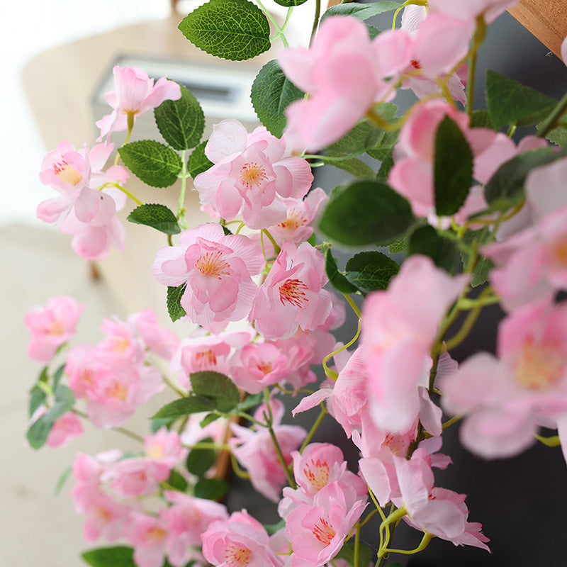 69 Inch Artificial Pink Cherry Blossom Vine for Spring Decor, Bulk Quantity