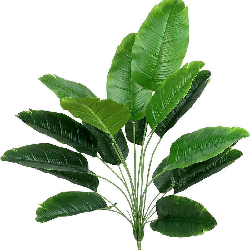 31 Inch Artificial Banana Bush Bird of Paradise Tropical Palm Plant Bulk Quantity