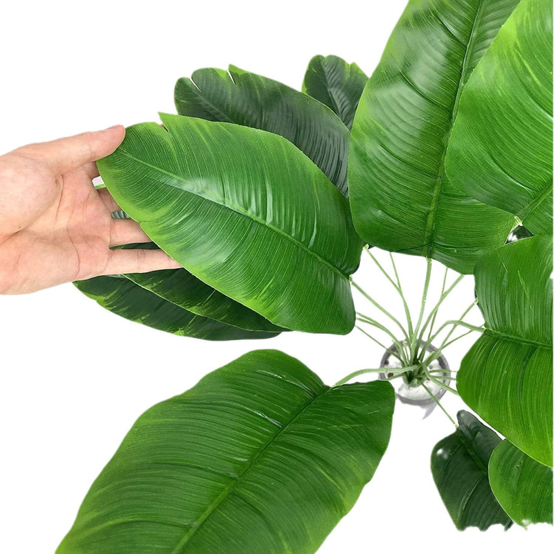 31 Inch Artificial Banana Bush Bird of Paradise Tropical Palm Plant Bulk Quantity