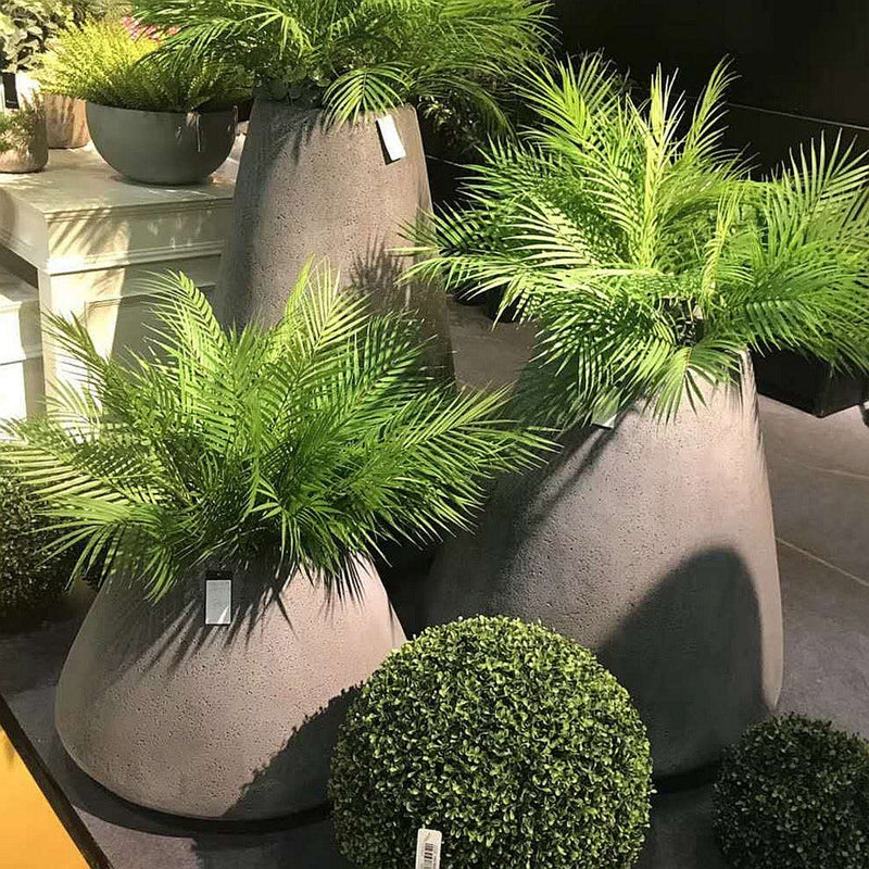 23 Inch Real Touch Artificial Fern Bush, UV Resistant Outdoor Plant, Bulk Quantity