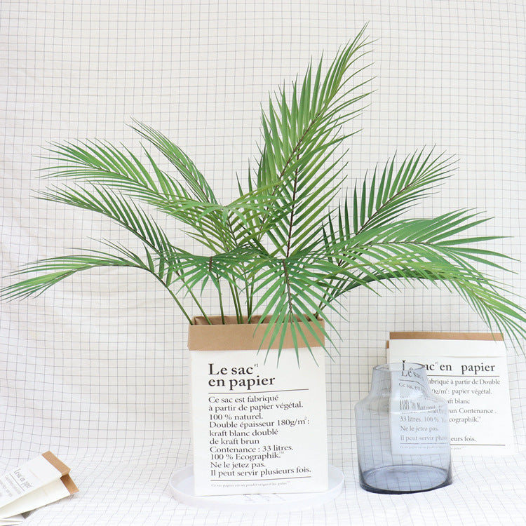 23 Inch Real Touch Artificial Fern Bush, UV Resistant Outdoor Plant, Bulk Quantity