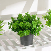 Artificial Greenery Plant in Vase Bonsai – Bulk Pack for Plant Lovers, Green Artificial Foliage Decor