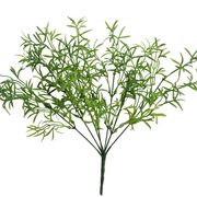 8 Pcs Artificial Rosemary Bush Plants 12 Inch UV Resistant Green Shrubs Grass