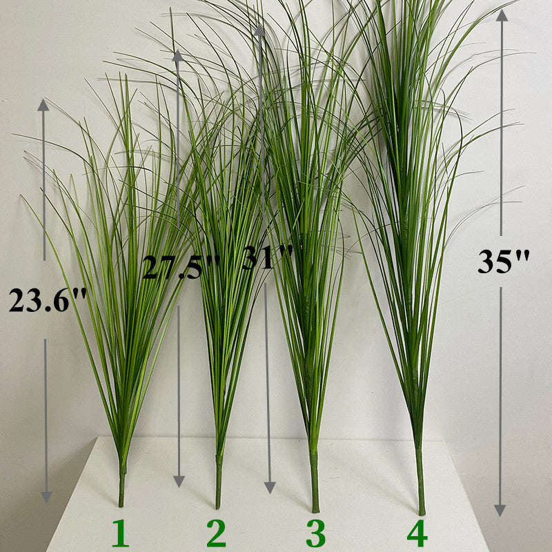 10 Pcs Large Artificial Onion Grass Plants 12 Inch Greenery Shrubs for Indoor and Outdoor Decor