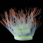 Artificial Aquarium Plants 10 Pcs Glow Sea Anemones Decorations for Fish Tank