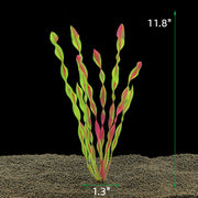 3 Pcs Artificial Aquarium Plants Water Weeds Ornament Bulk Decorative Green Plastic